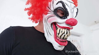 I Fucked Her Finally - Bisexual chicks ride an evil clown